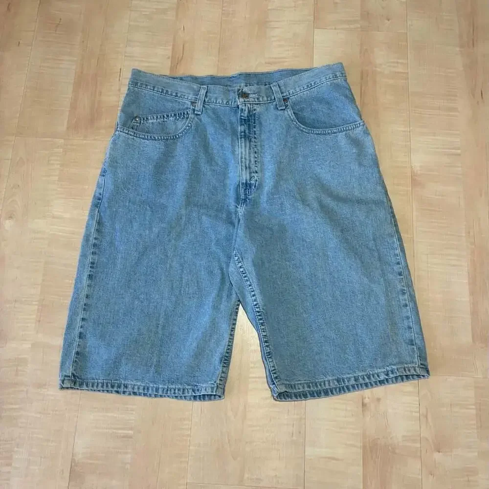 Levi's L2 Loose Fit Baggy Denim Shorts Size 34 Y2K Jorts